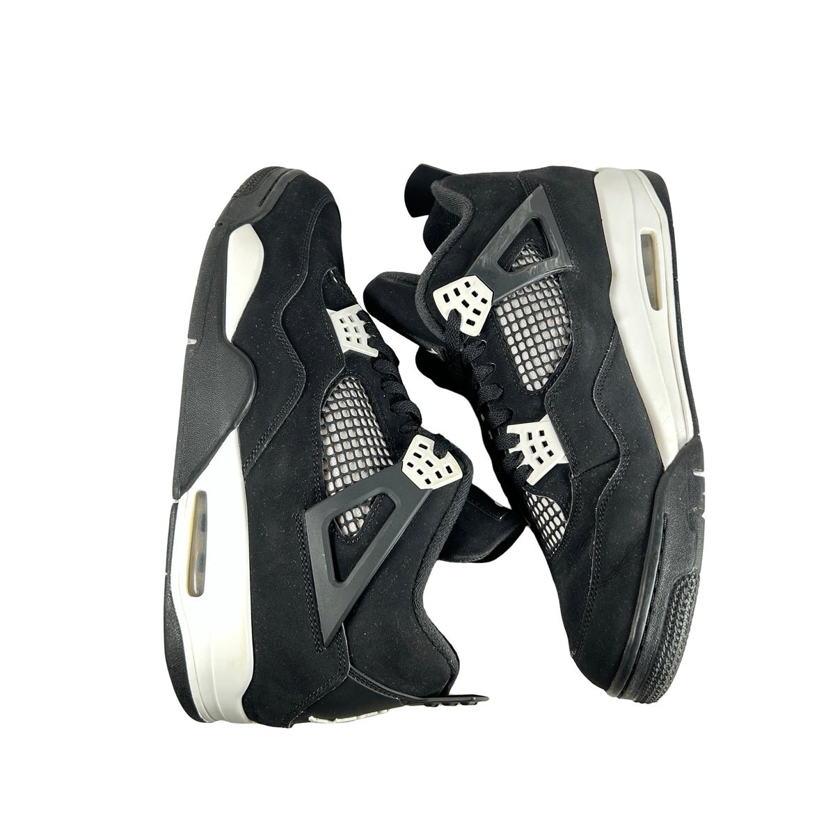FQ8138 001  Jordan 4 Retro White Thunder [USED] - 10 M (Used12)