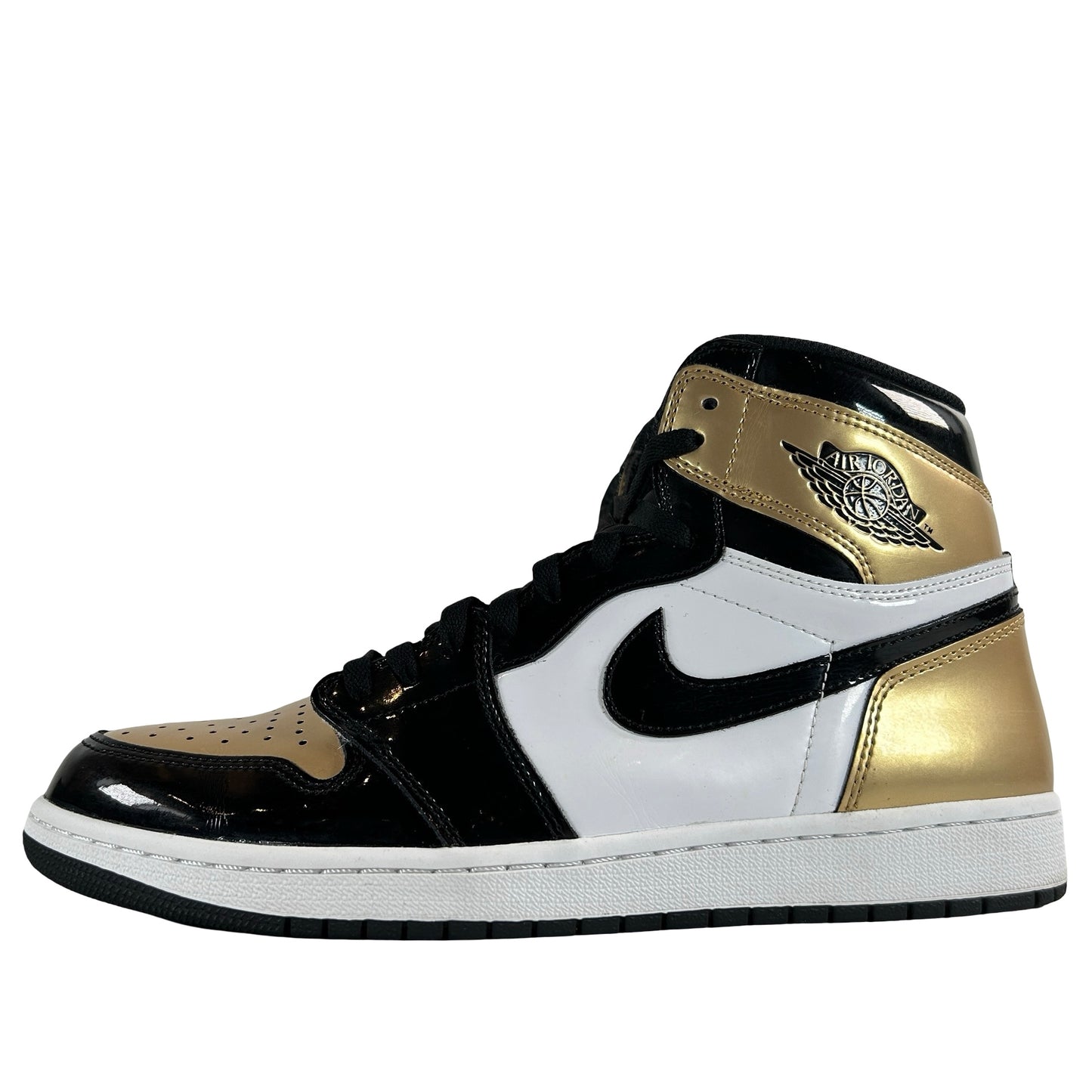 861428 007 Jordan 1 Retro High NRG Patent Gold Toe [USED] - 11 M (Used3)