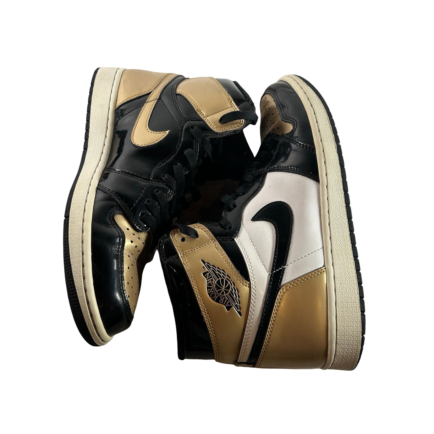 861428 007 Jordan 1 Retro High NRG Patent Gold Toe [USED] - 10.5 M (Used3)