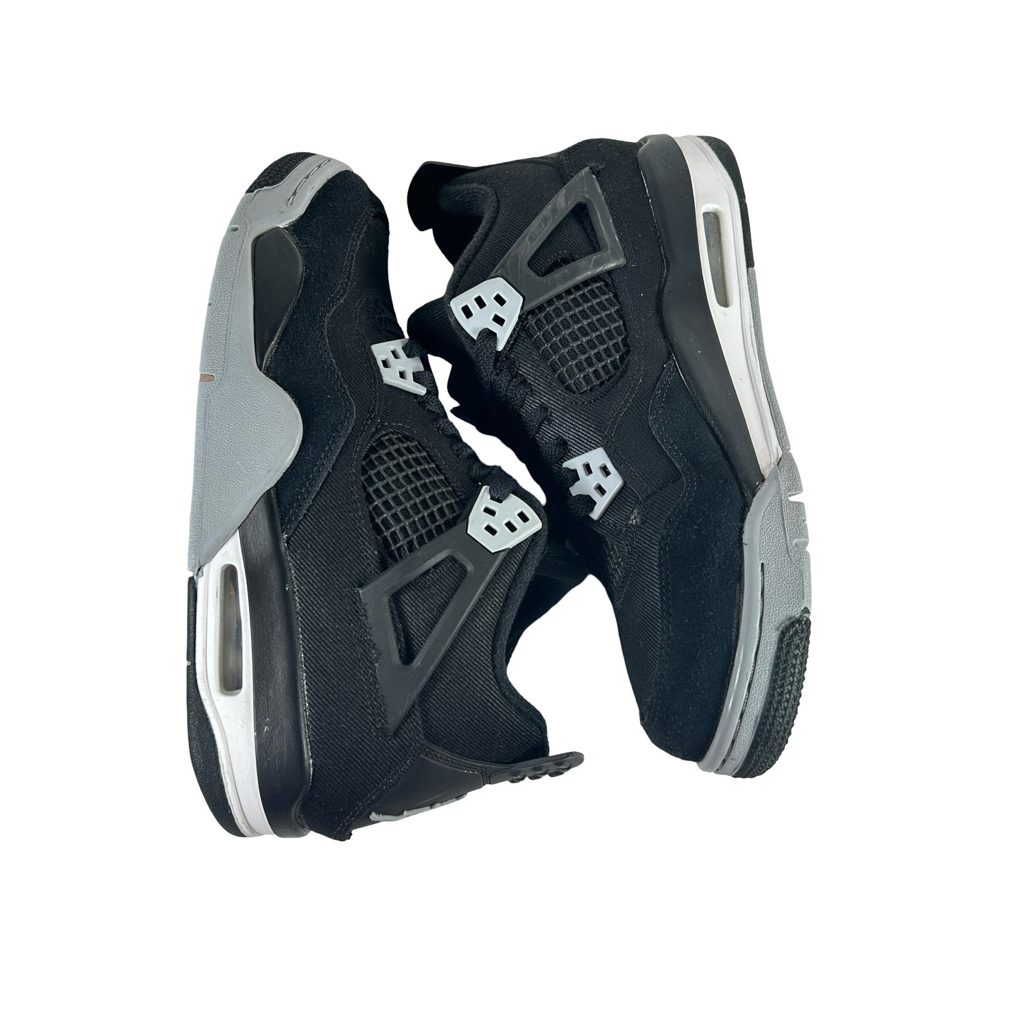 DV0553 006 Jordan 4 Retro Black Canvas GS [USED] - 7 Y (Used2)