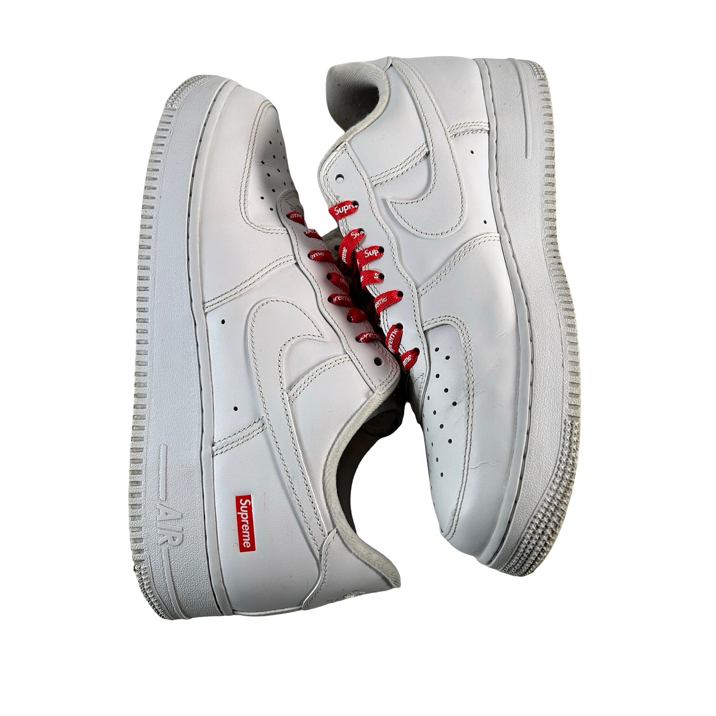 CU9225 100 Nike Air Force 1 Low Supreme White [USED] - 10.5 M (Used4)