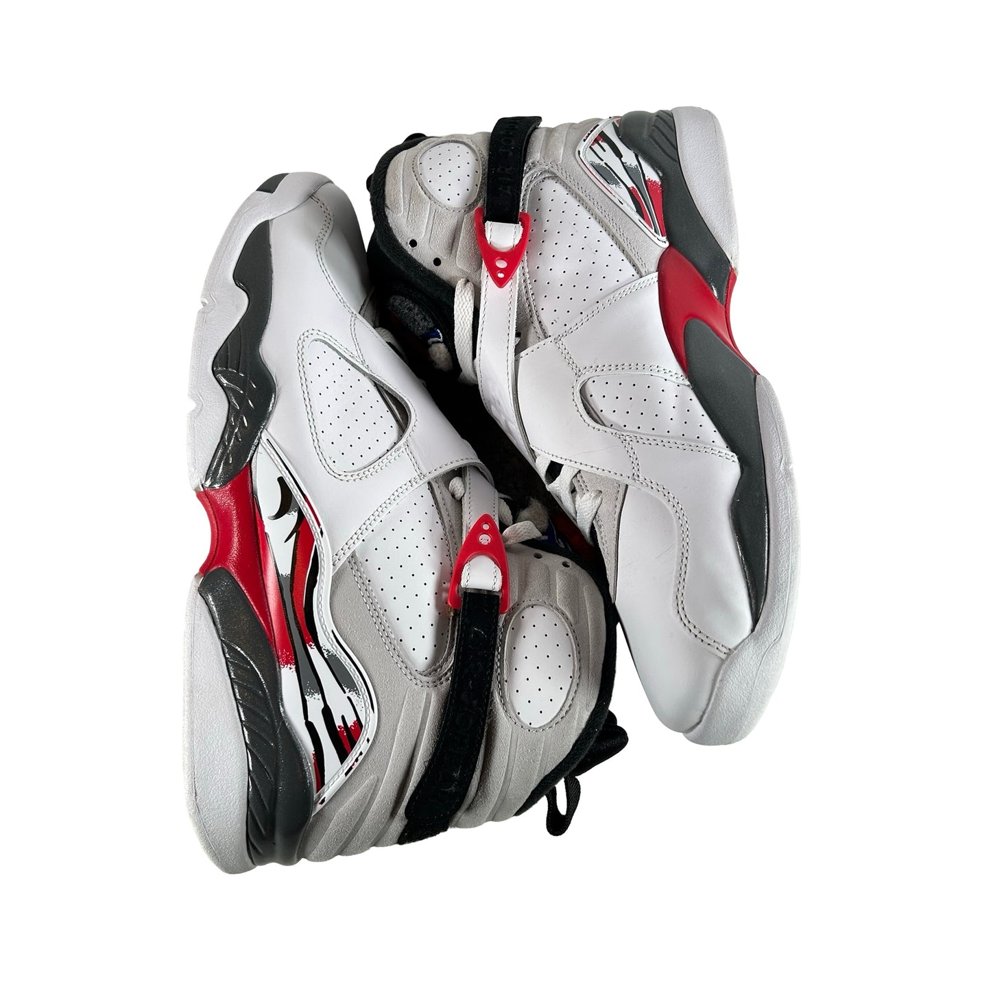 305381 100 Jordan 8 Retro White True Red (2025) [USED] - 10.5 M (Used3)