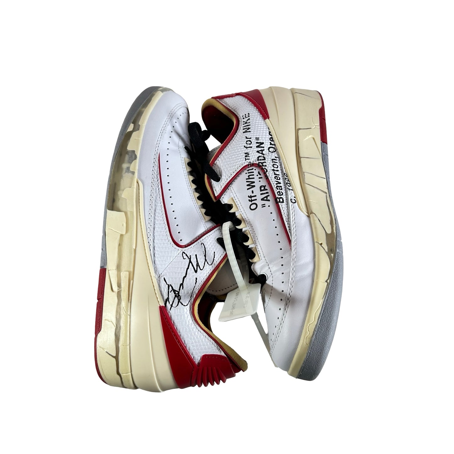 DJ4375 106 Jordan 2 Retro Low SP Off-White White Red [USED] - 10 M (Used5)