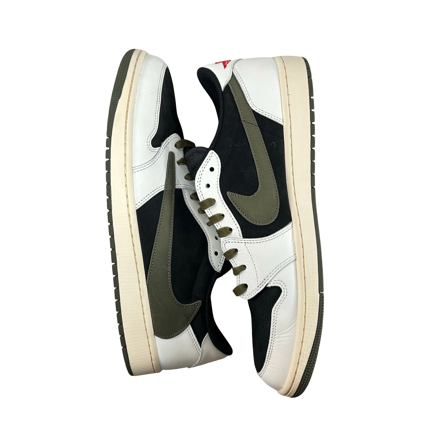DZ4137 106 Jordan 1 Retro Low OG SP Travis Scott Olive (W) [USED] - 14.5 W (Used)