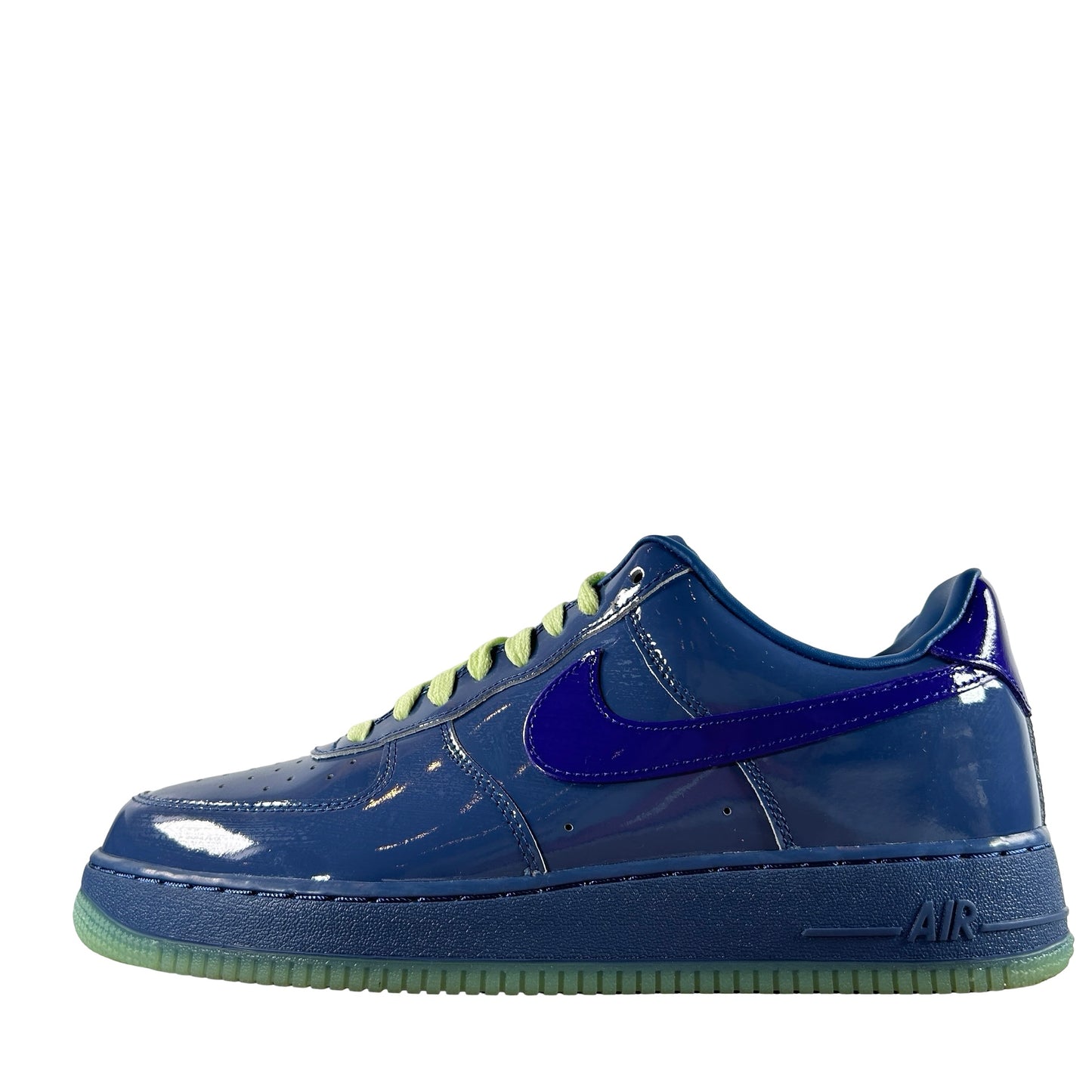 IO4489 400 Nike Air Force 1 Low Patent Leather Mystic Navy Grape Ice [USED] - 11.5 M (Used)