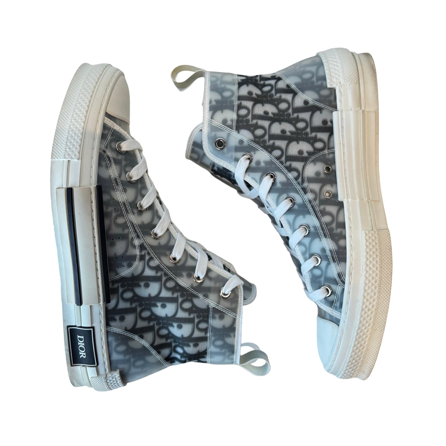 3SH118YJP H069 Dior B23 High Top Logo Oblique [USED] - 42 (Used)