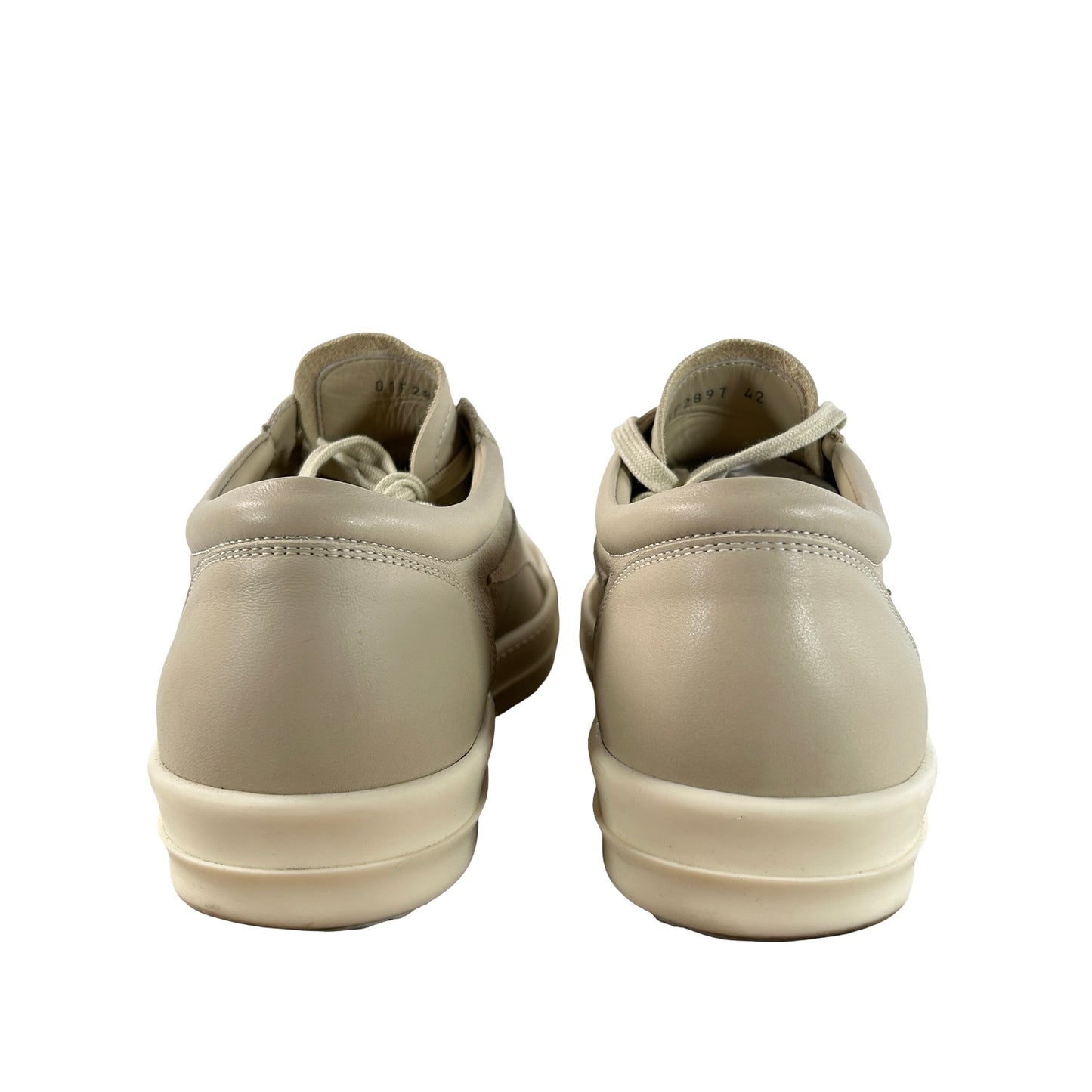 RU01F2897 LCOLVS 13811 Rick Owens Vintage Low Sand Milk [USED] - 42 EU / US 9 M (Used)