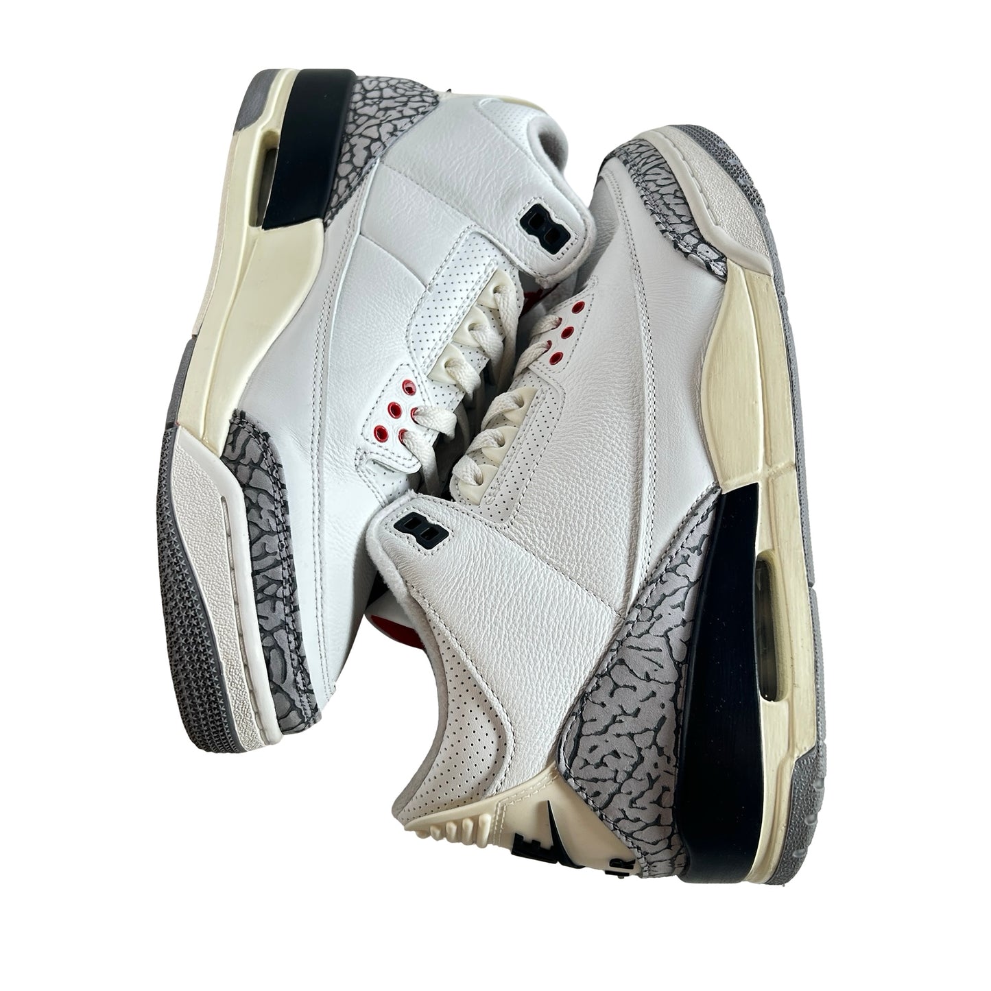 DN3707 100 Jordan 3 Retro White Cement Reimagined [USED] - 9.5 M (Used24)