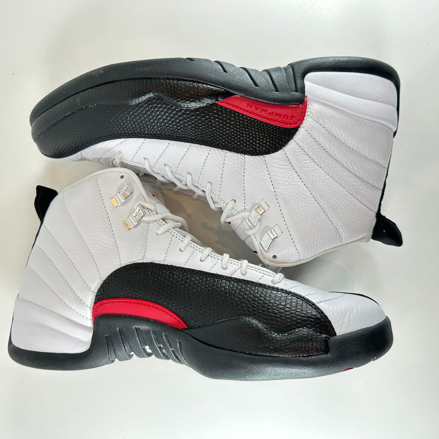 CT8013 162 Air Jordan 12 Red Taxi [USED] -10 M (Used)