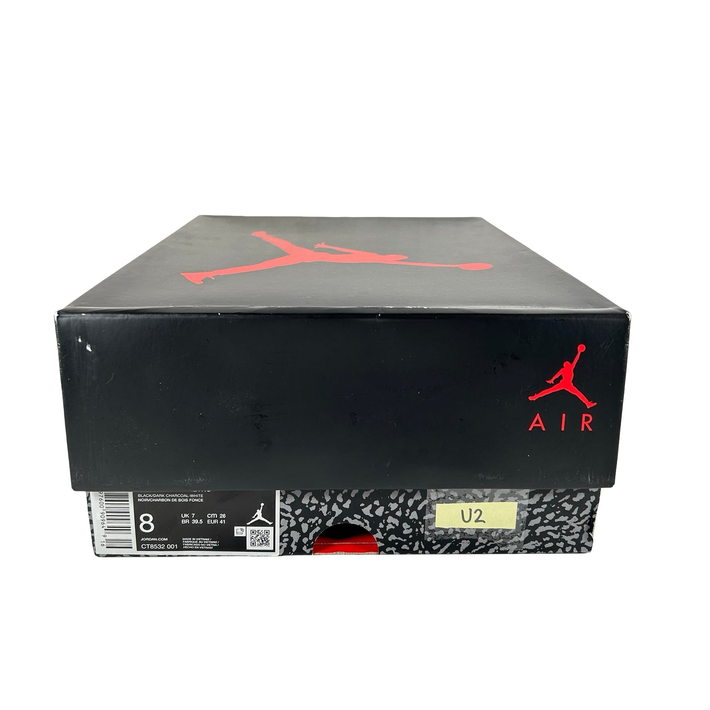 CT8532 001 Jordan 3 Retro Black Cat (2025) [USED] - 8 M (Used2)