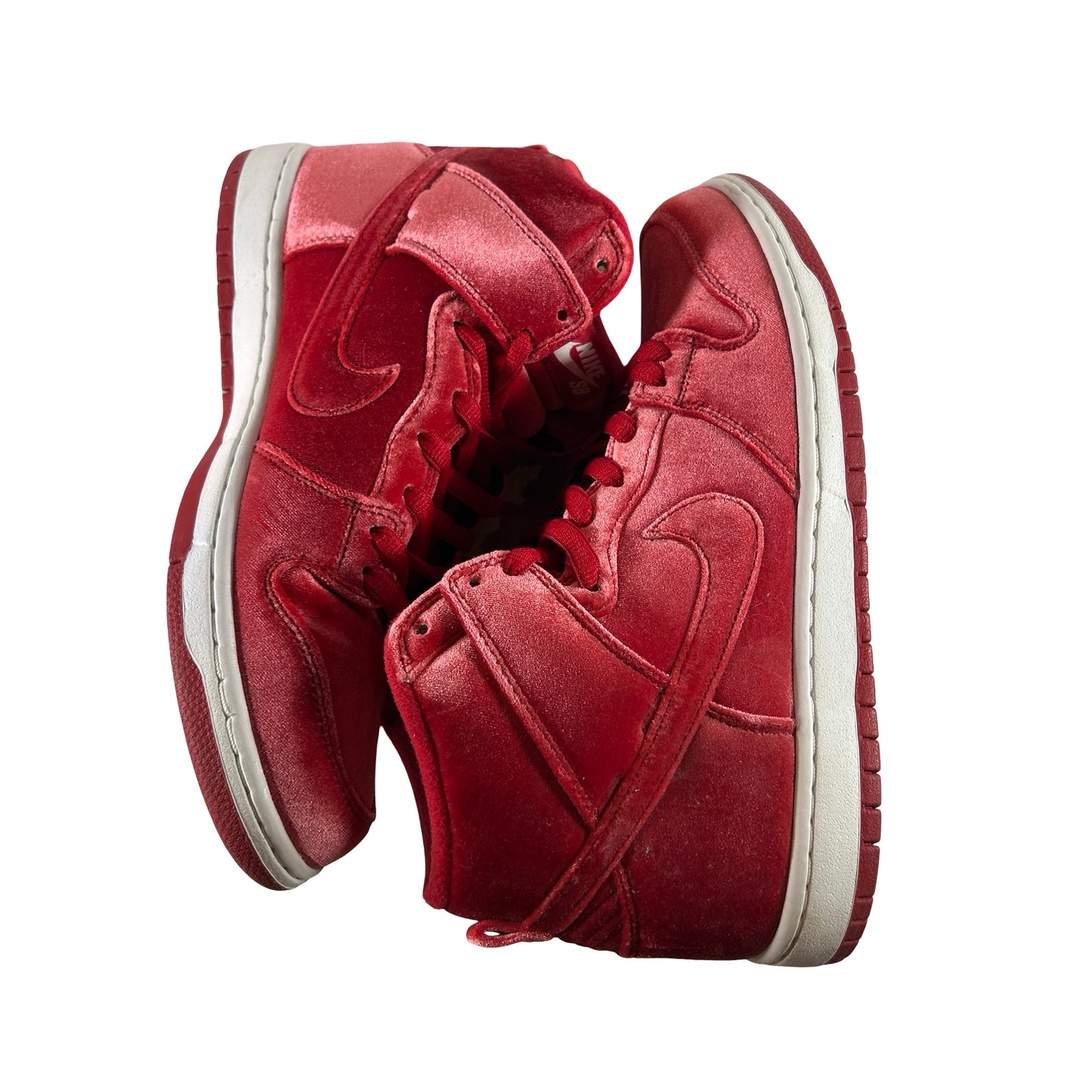 313171 661 Nike SB Dunk High Red Velvet [USED] - 9.5 M (Used) (Replace Box)