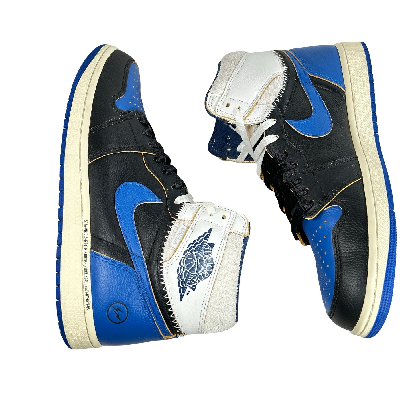 IO7847 001 Jordan 1 Retro High OG SP Fragment x Union LA Sport Royal [USED] - 11 M (Used)