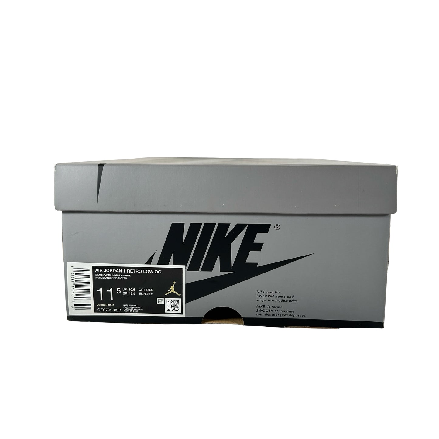 CZ0790 003 Jordan 1 Low OG Shadow (2024) [USED] - 11.5 M (Used)