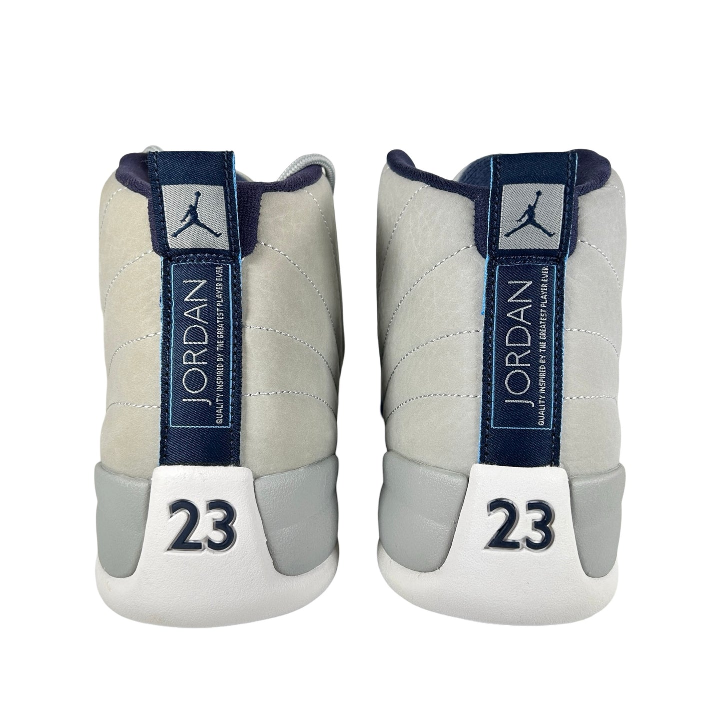 130690 007 Jordan 12 Retro Grey University Blue [CONDITIONAL] - 11.5 M (Slight yellowing)