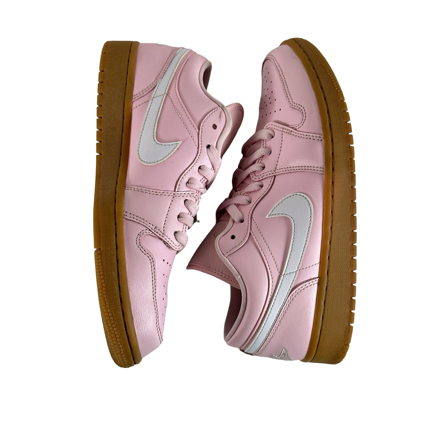 DC0774 601 Jordan 1 Low Arctic Pink Gum (Women's) [USED] - 10 W (Used)