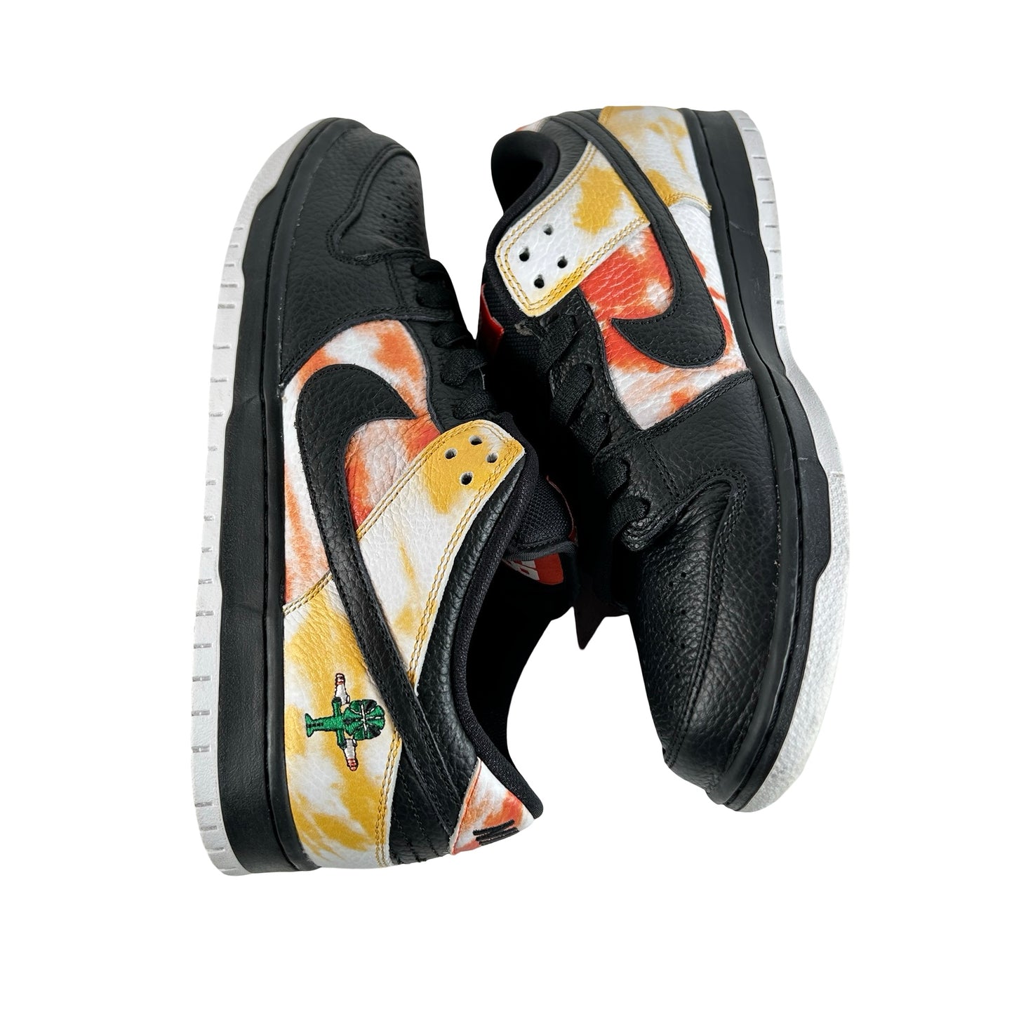 BQ6832 001 Nike SB Dunk Low Raygun Tie-Dye Black [USED] - 10 M (Used)