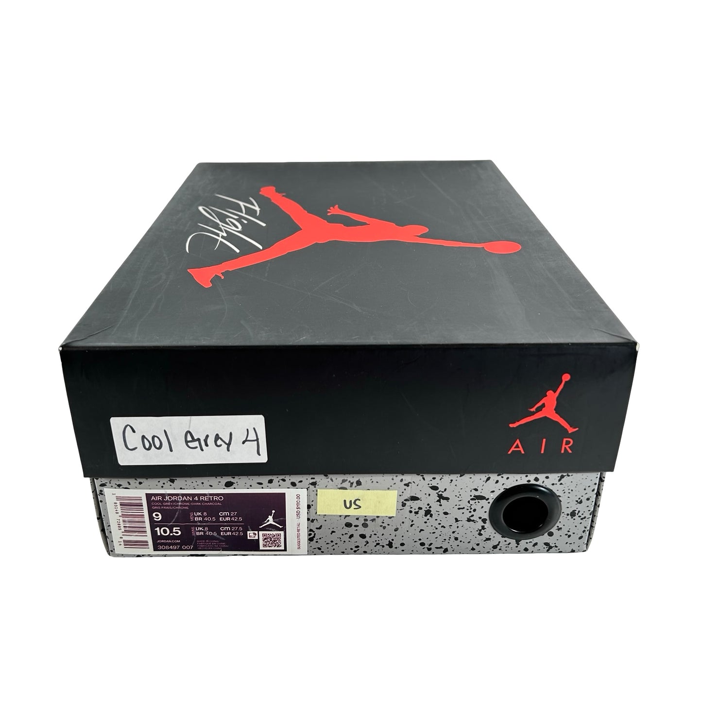308497 007 Jordan 4 Retro Cool Grey (2019) [USED] - 9 M (Used5)