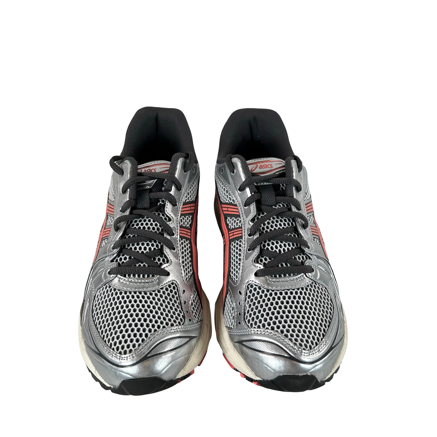 1203A740 101 ASICS Gel-Kayano 14 Silver Papaya [USED] - 11 M (Used)