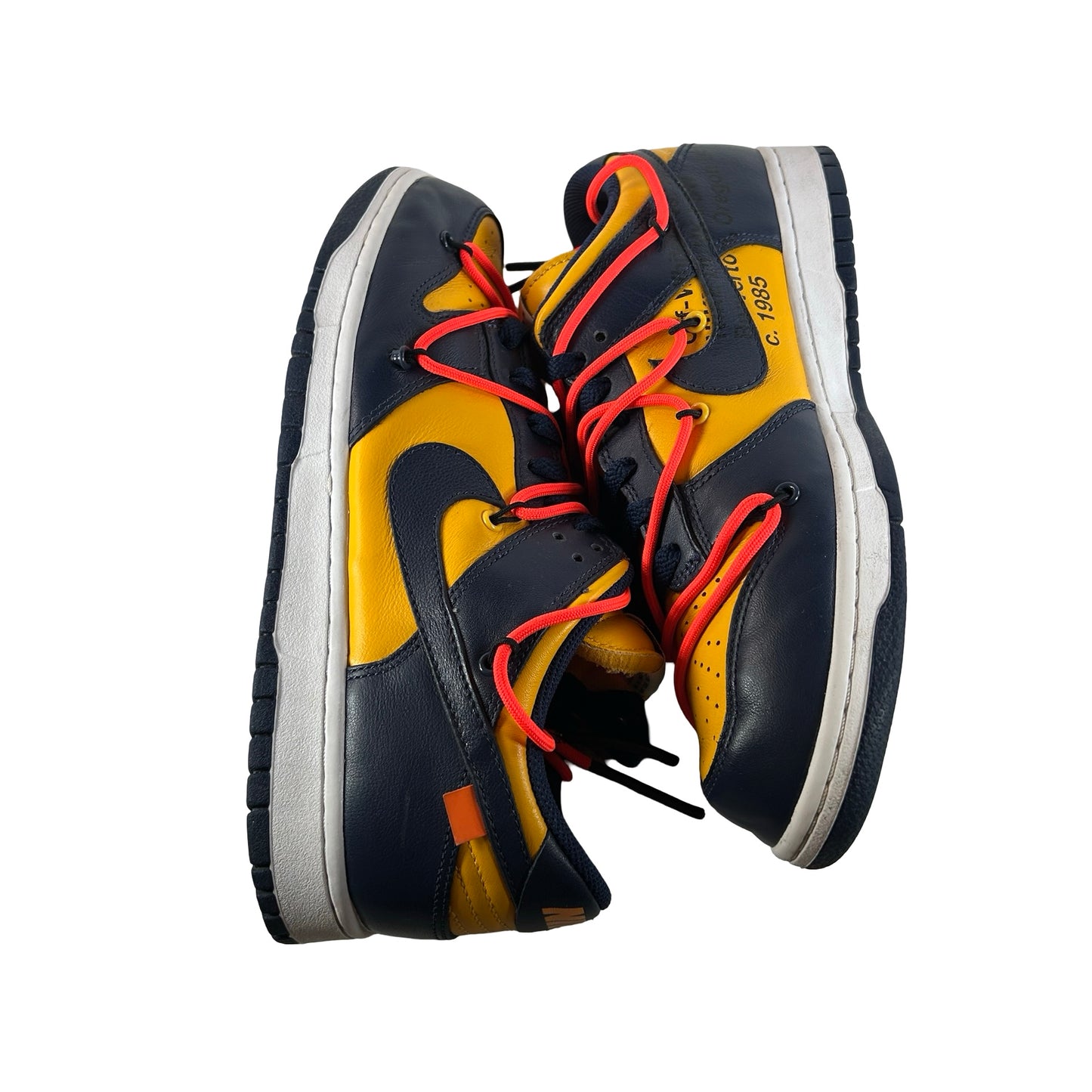 CT0856 700 Dunk Low Off-White University Gold [USED] - 9 M (Used4)