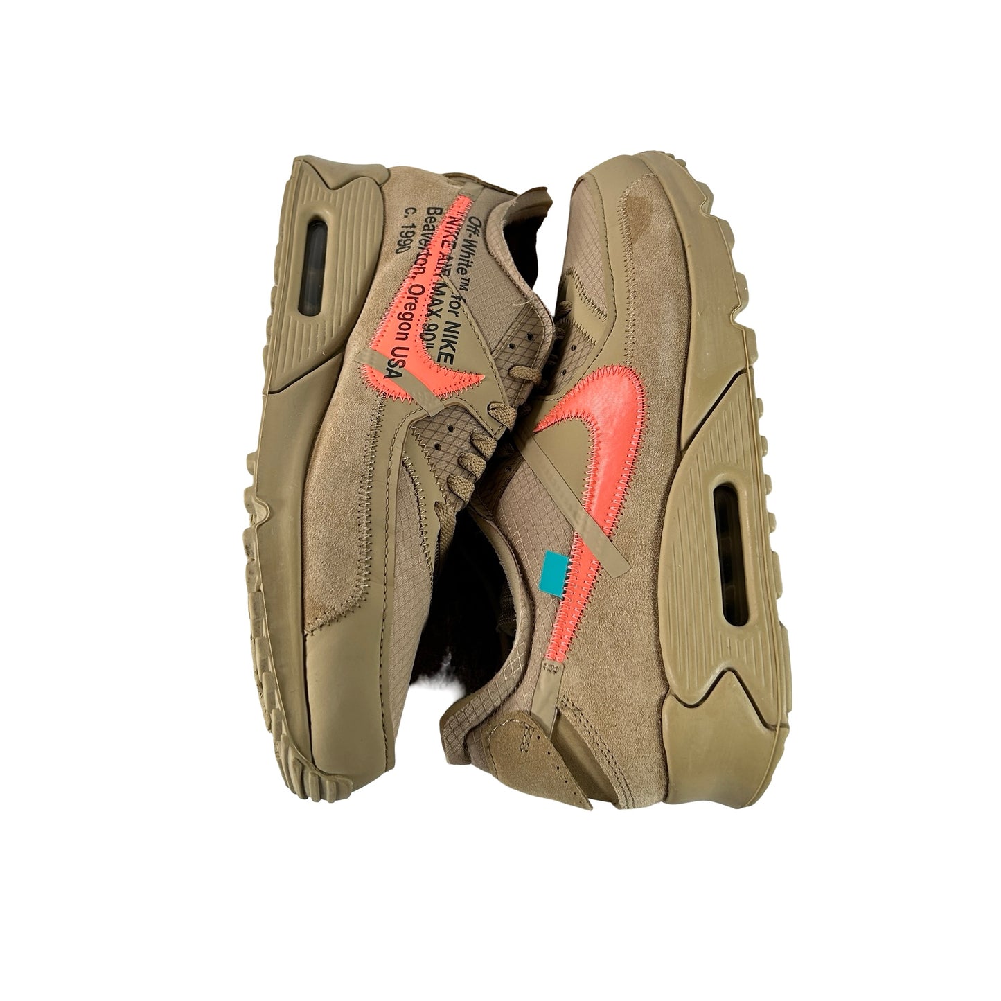 AA7293 200 Nike Air Max 90 Off-White Desert Ore [USED] - 11.5 M (Used)