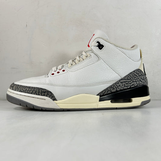 DN3707 100 Jordan 3 Retro White Cement Reimagined [USED] - 11 M (Used7)