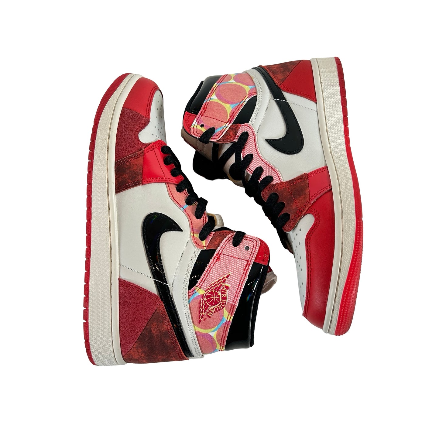 DV1748 601 Jordan 1 Retro High OG Spider-Man Across the Spider-Verse [USED] - 9 M (Used)