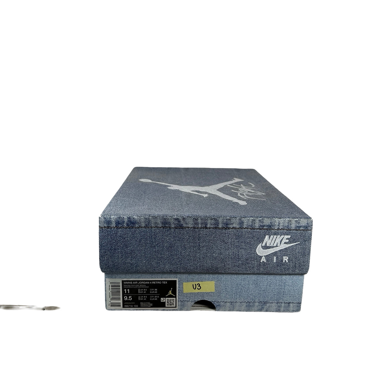 IB6716 100 Jordan 4 Retro TEX Denim Worn Blue (Women's) [USED] - 11 W (Used3)