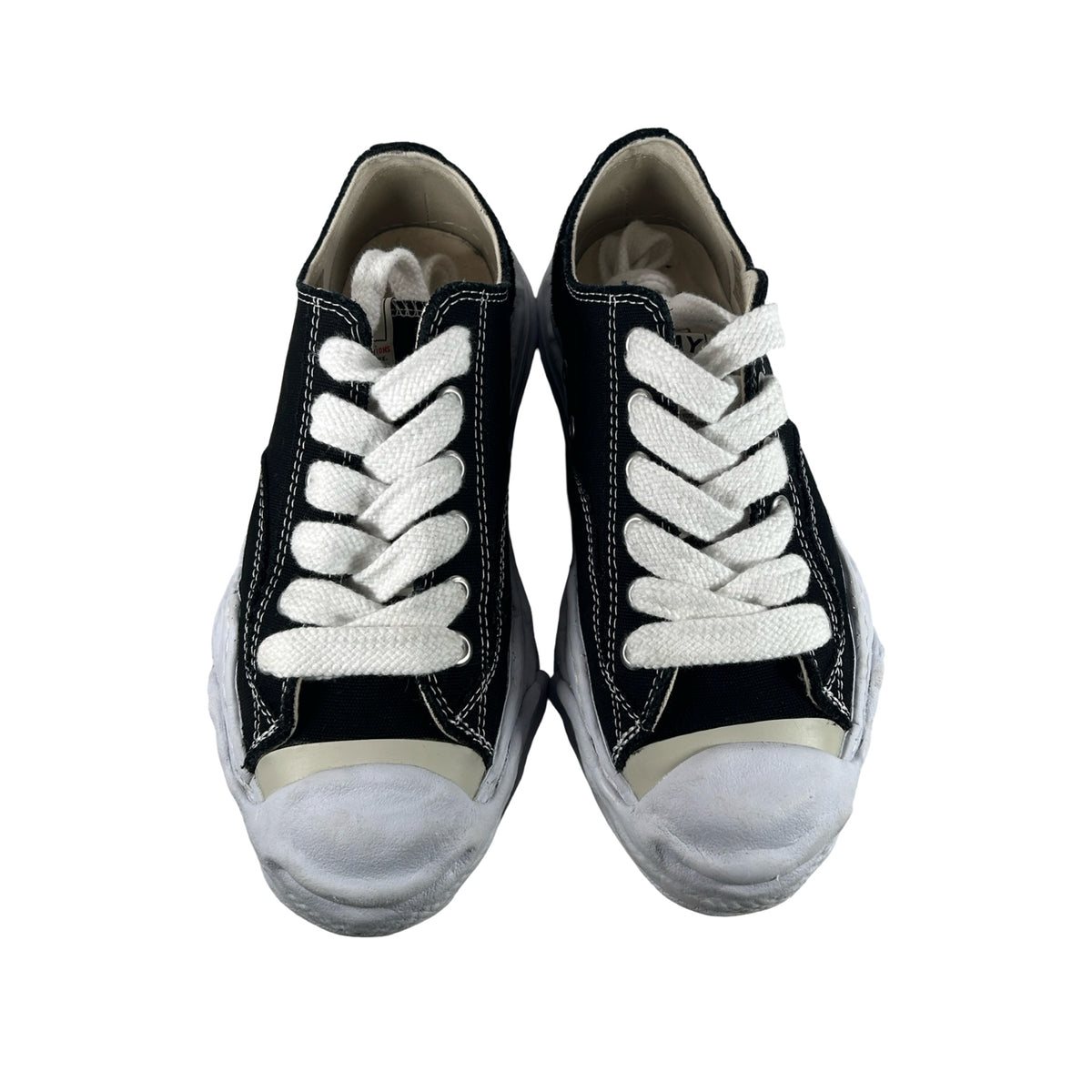 AO5FW702 Maison Mihara Yasuhiro Hank OG Sole Canvas Low Black [USED] - 40 EU / 7 M (Used)