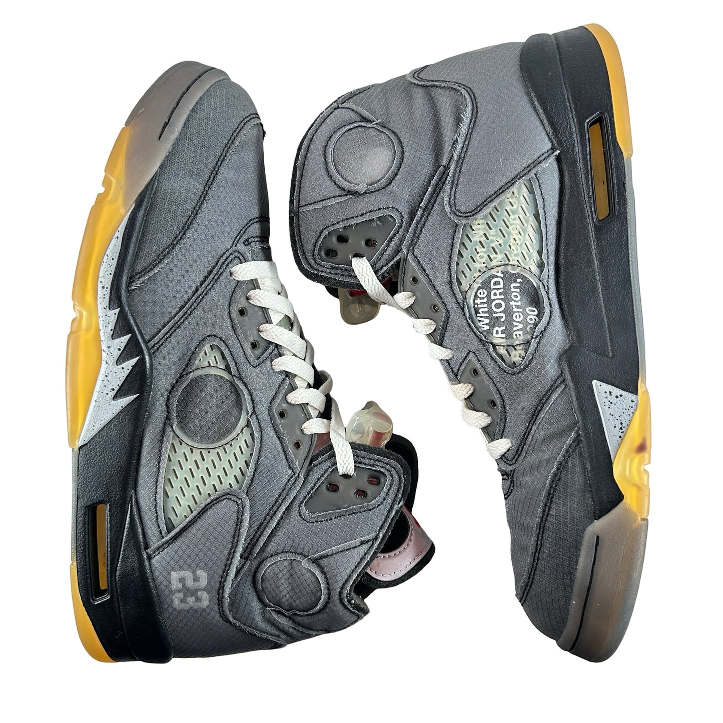 CT8480 001 Jordan 5 Off-White Black [USED] - 11 M (Used6)