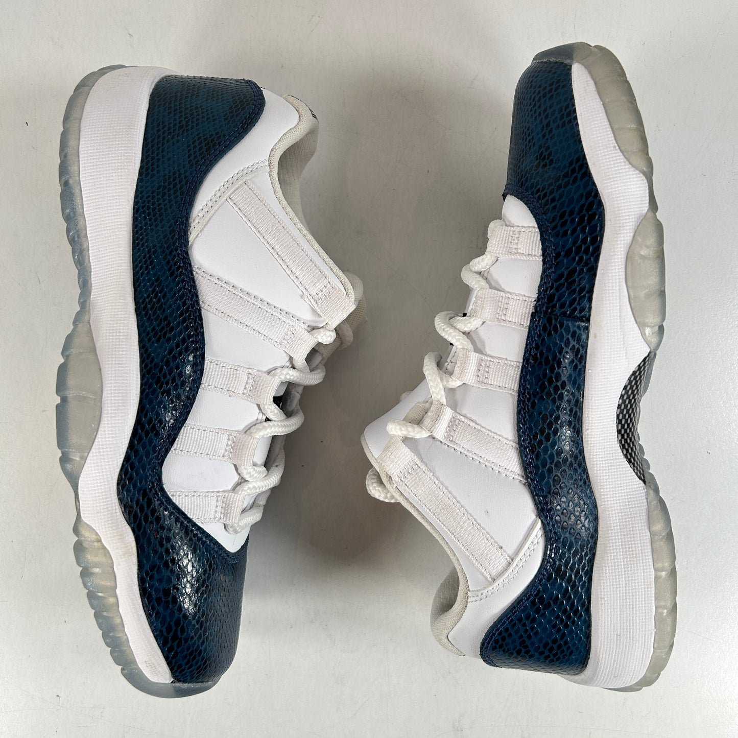 CD6847 102 Jordan 11 Retro Low Snake Navy (2019) (GS) [USED] - 5.5 Y (Used) (Replace Box)