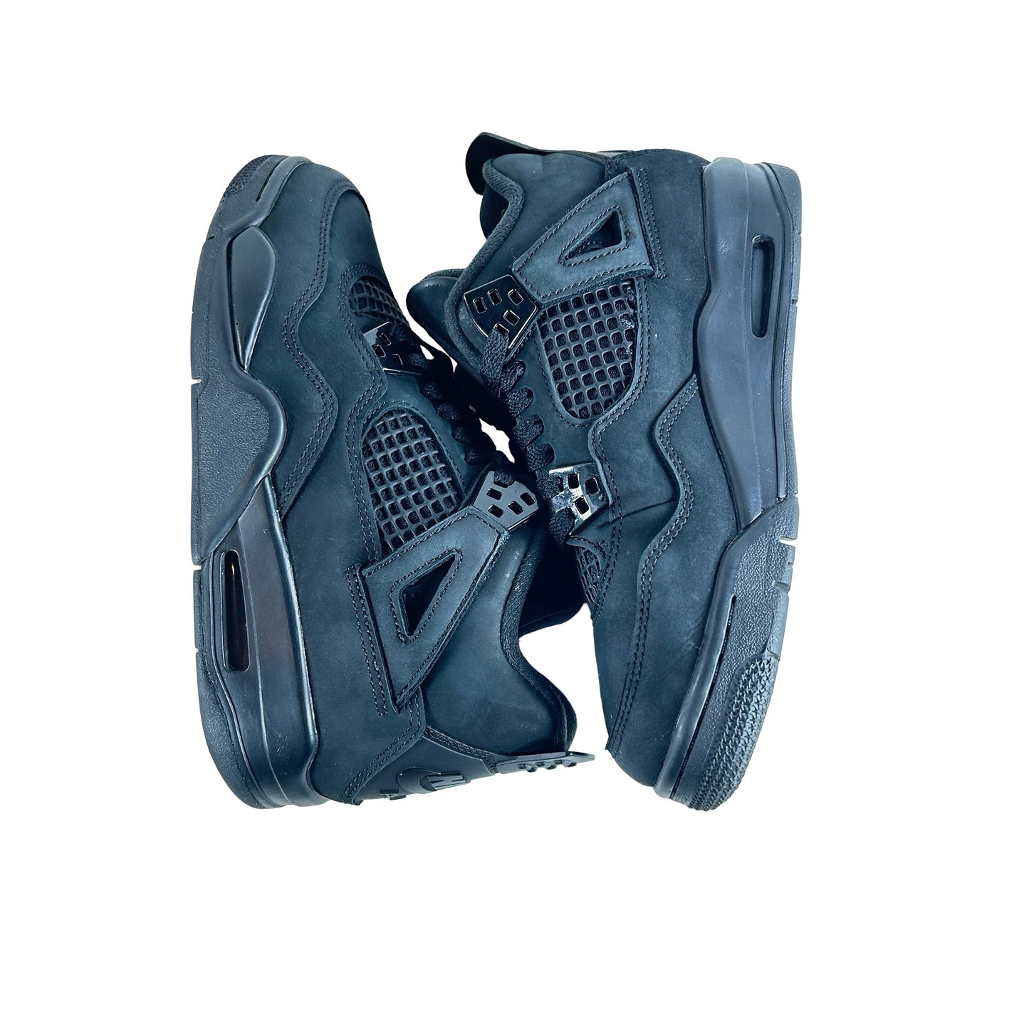 IB4171 010 Jordan 4 Retro Black Cat (2025) (GS) [USED] - 5 Y (Used) (No Box)