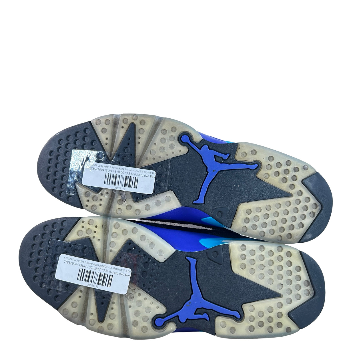 CT8529 004 Jordan 6 Retro Aqua [USED] - 13 M (Used) (No Box)