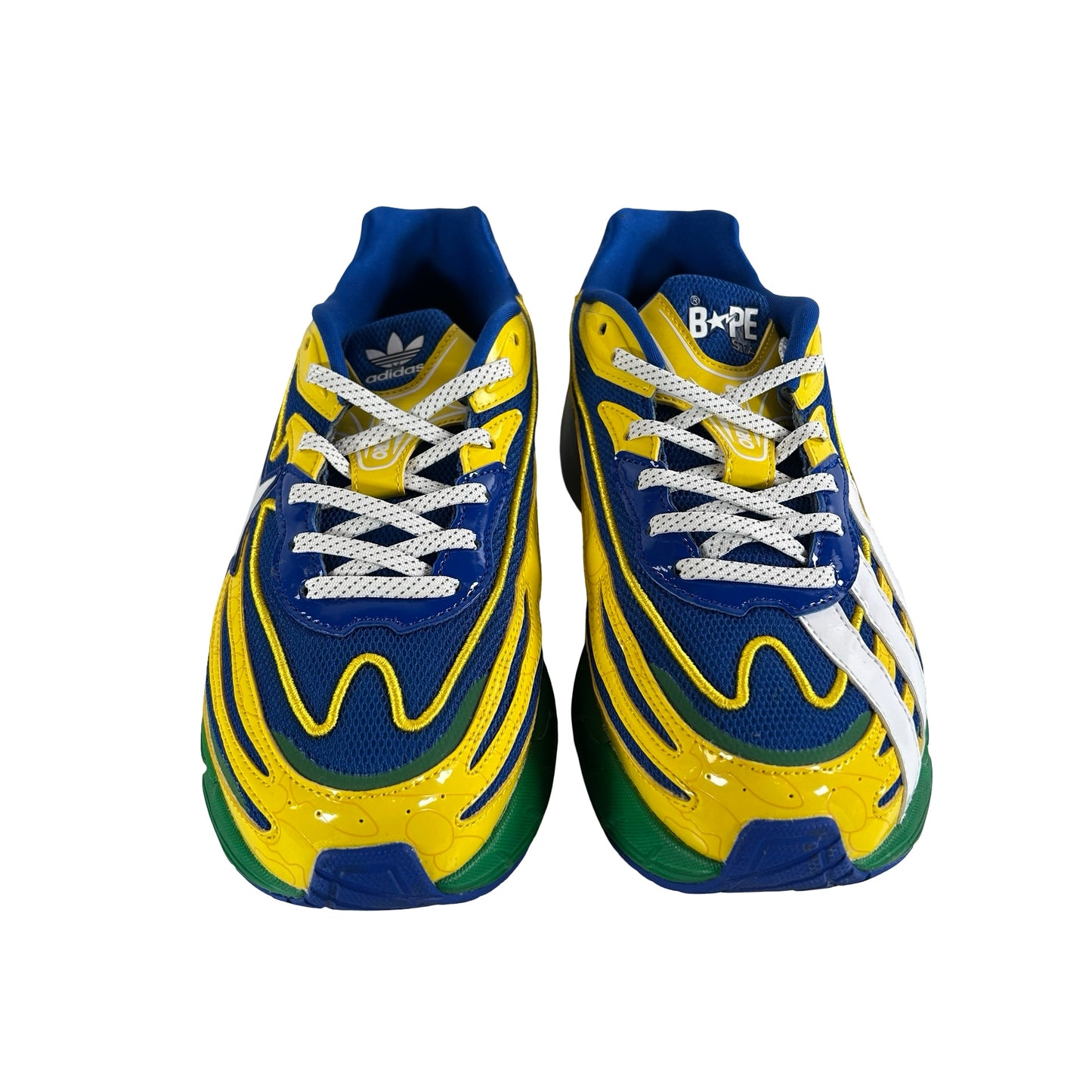 JQ2398 adidas Orketro Bape Yellow Blue Green [USED] - 8.5 M (Used)