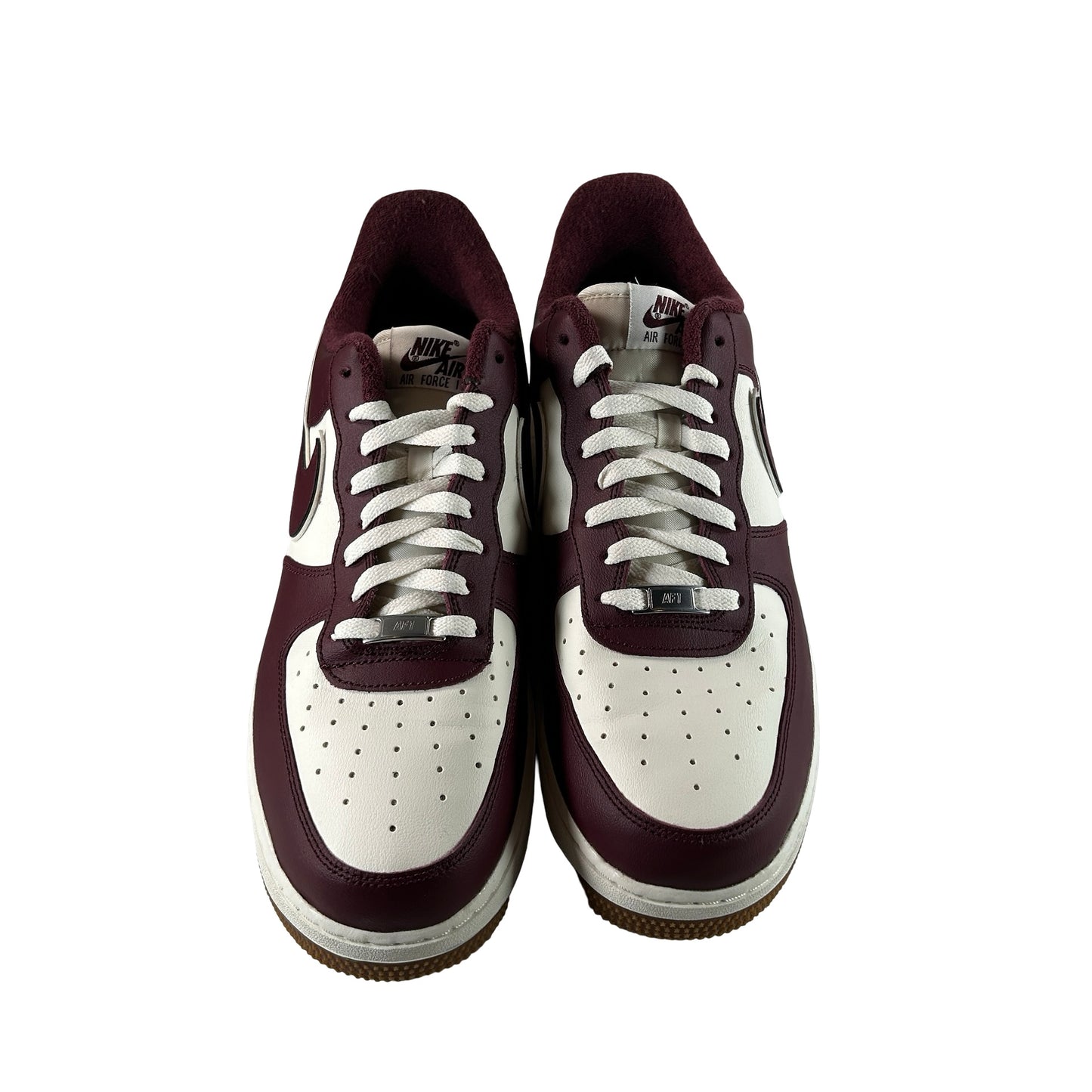 DQ7659 102 Nike Air Force 1 Low College Pack Night Maroon [USED] - 12 M (Used)