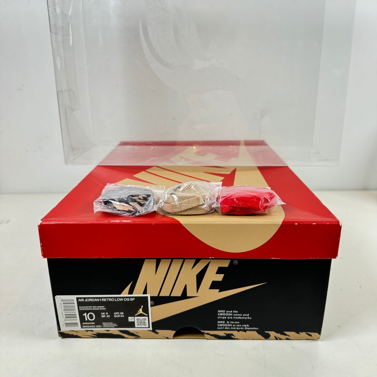 DN3400 001 Jordan 1 Retro Low OG SP SoleFly [USED] - 10 M (Used)