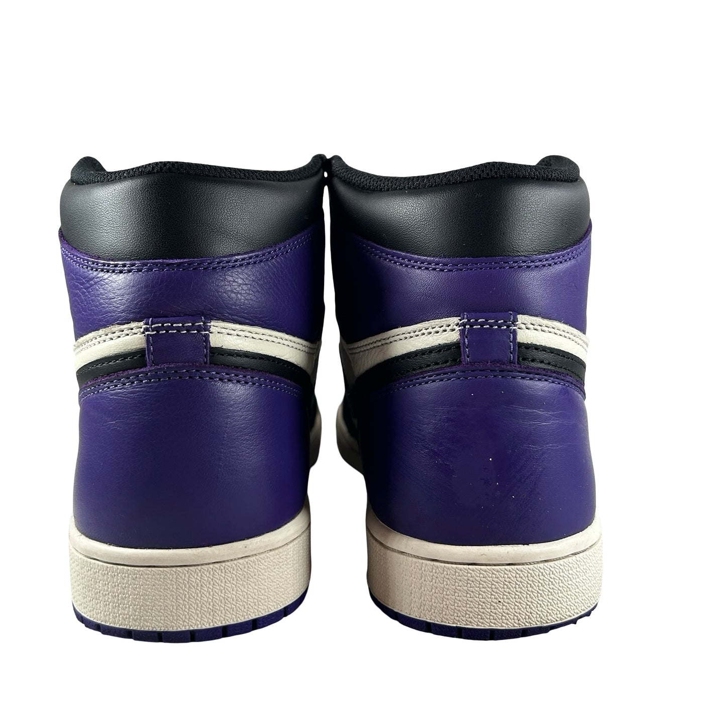 555088 501 Jordan 1 Court Purple [USED] - 12 M (Used) (No Insoles)