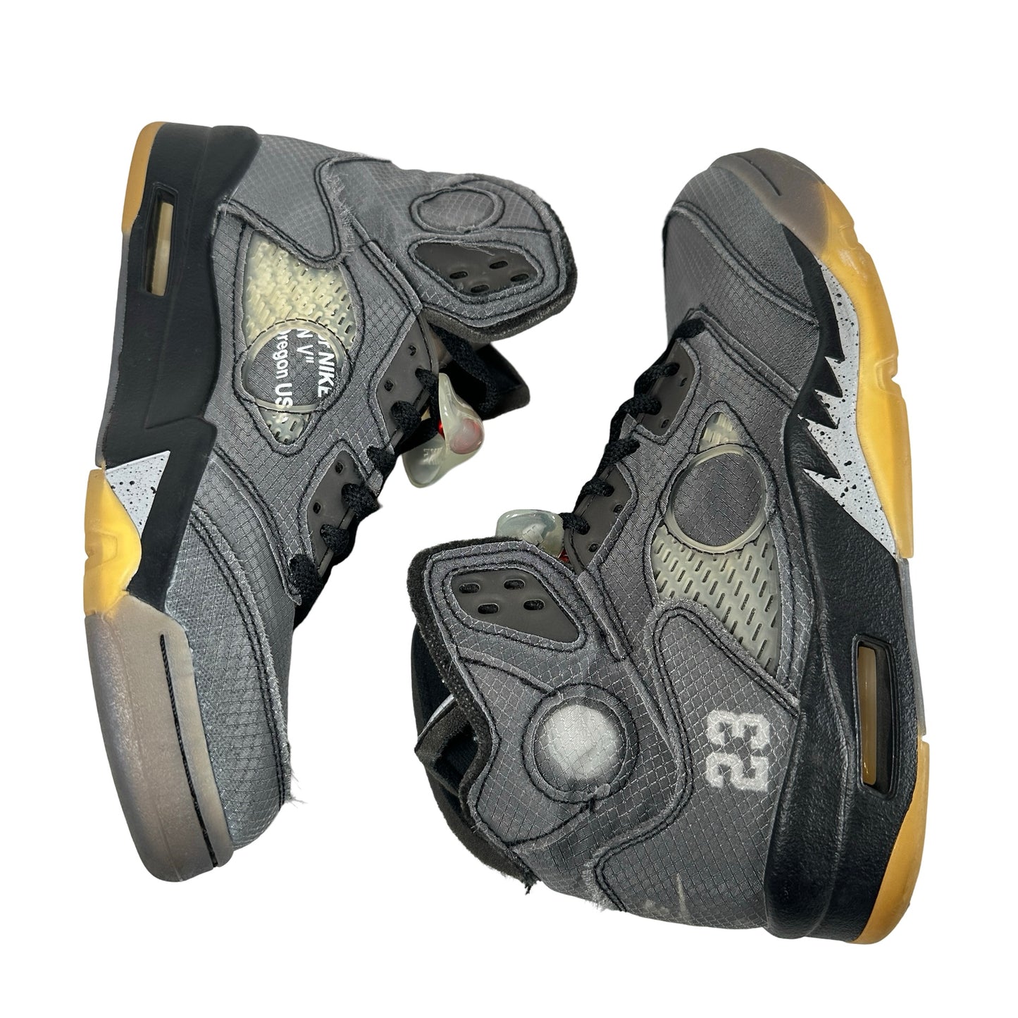 CT8480 001 Jordan 5 Blanco roto Negro