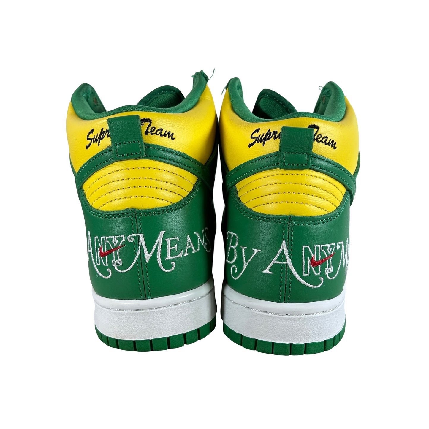 DN3741 700 Nike SB Dunk High Supreme By Any Means Brazil [USED] - 9 M (Used)(Slight Separation On Left Toe Box)