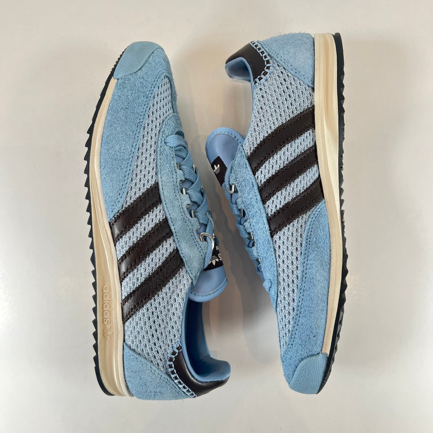 IH3262 Adidas SL76 Wales Bonner Ash Blue [USED] - 10.5 M (Used)