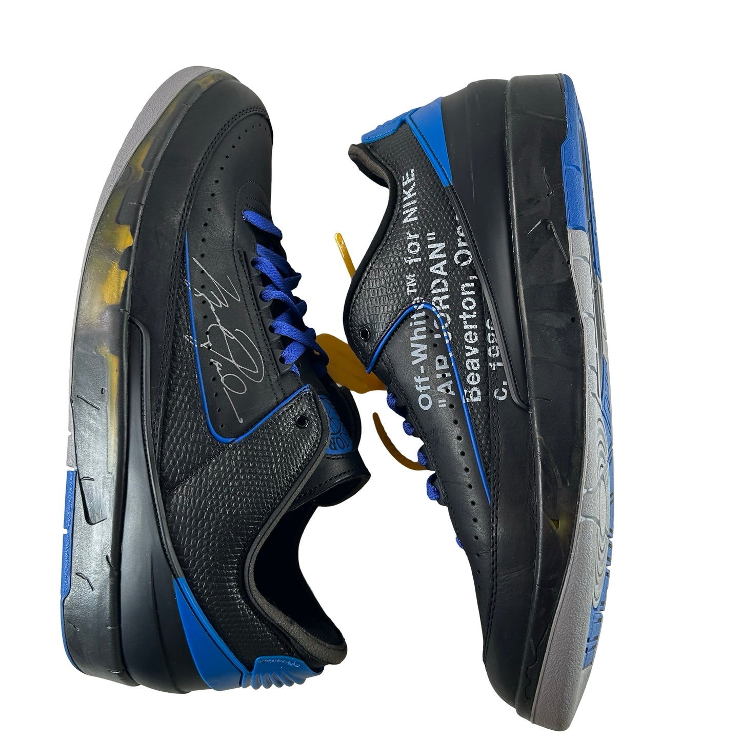 DJ4375 004 Jordan 2 Retro Low SP Off-White Black Blue [USED] - 14 M (Used) (No Box)