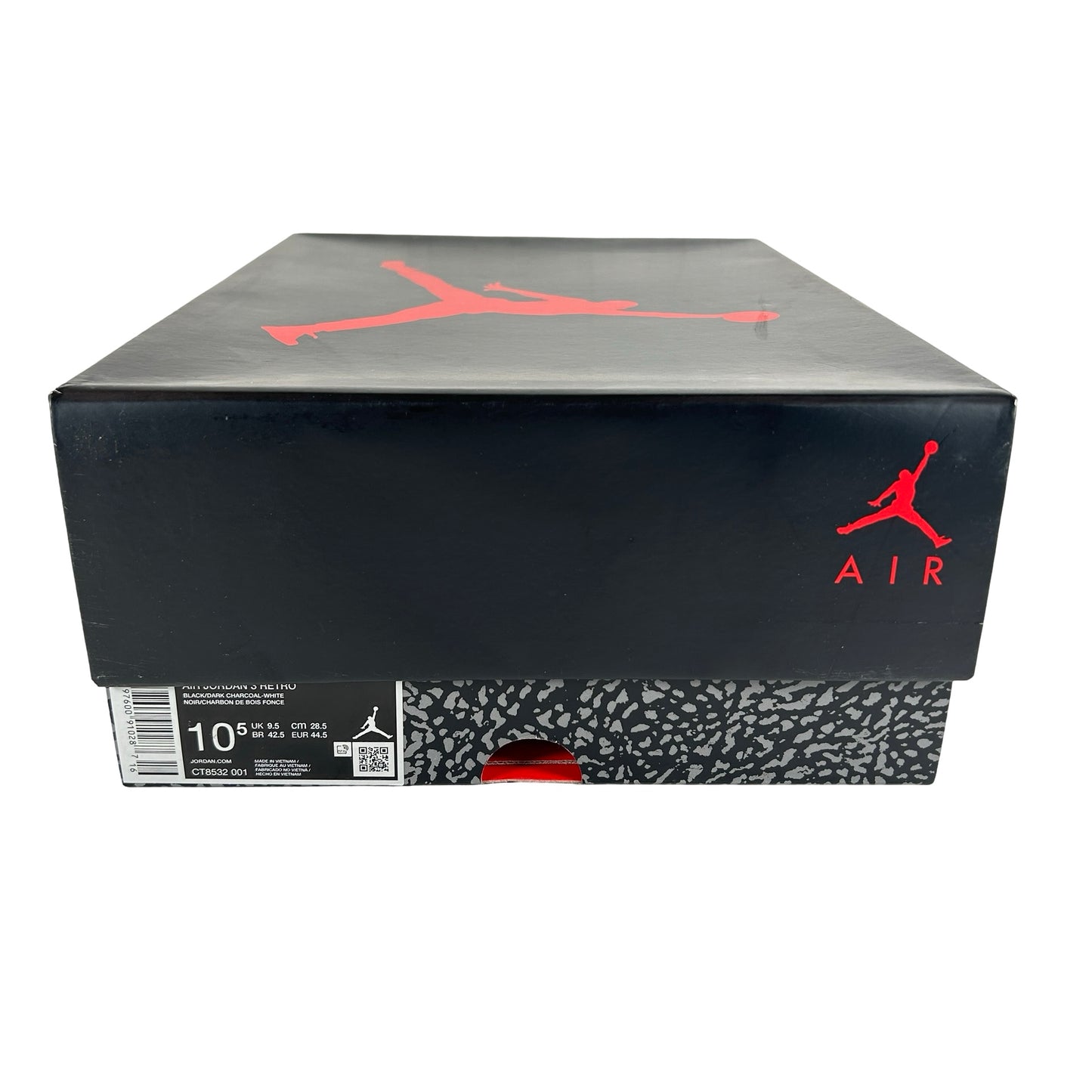 CT8532 001 Jordan 3 Retro Black Cat (2025) [USED] - 10.5 M (Used4)