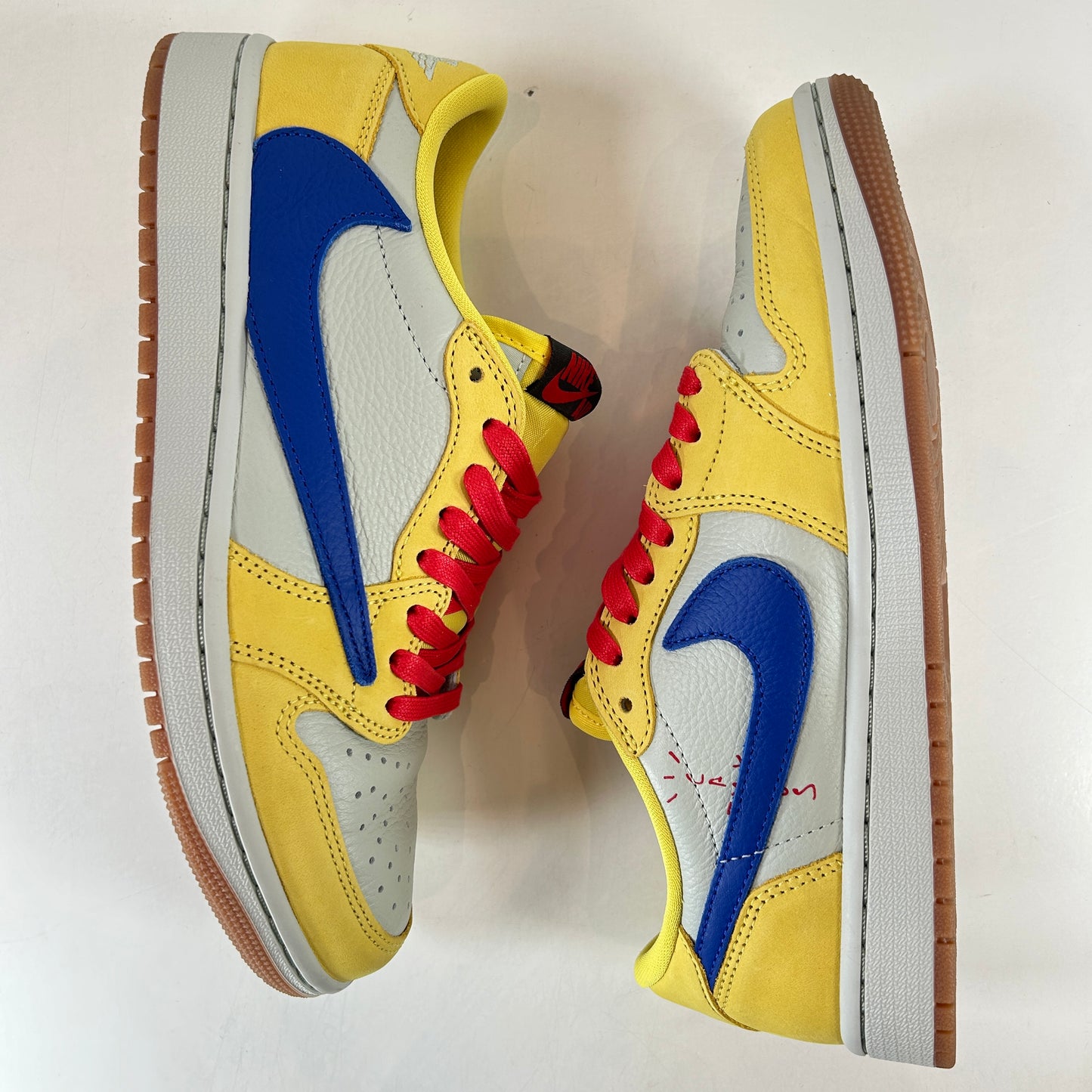 DZ4137 700 Jordan 1 Retro Low OG SP Travis Scott Canary (Women's) [USED] - 8 W  (Used)