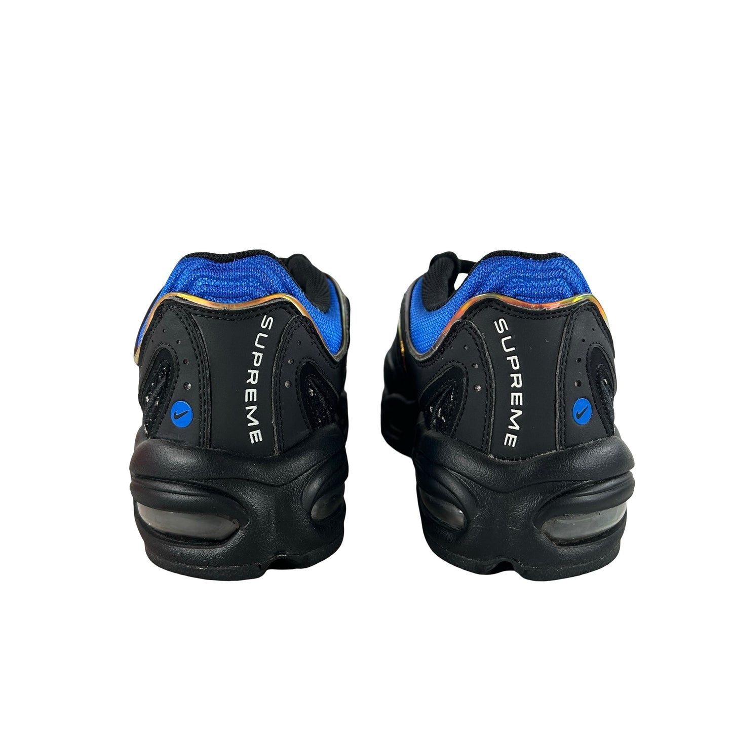 AT3854 001 Nike Air Max Tailwind 4 Supreme Black SAMPLE [USED] - 9 M (Used)