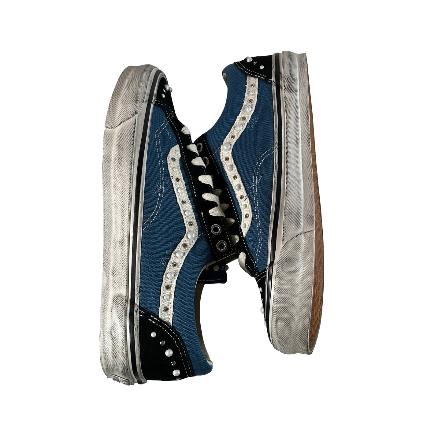 VN000E8VYA6 Vans LX Old Skool 36 Pearlized Pack Black Navy [USED] - 11 M (Used2)