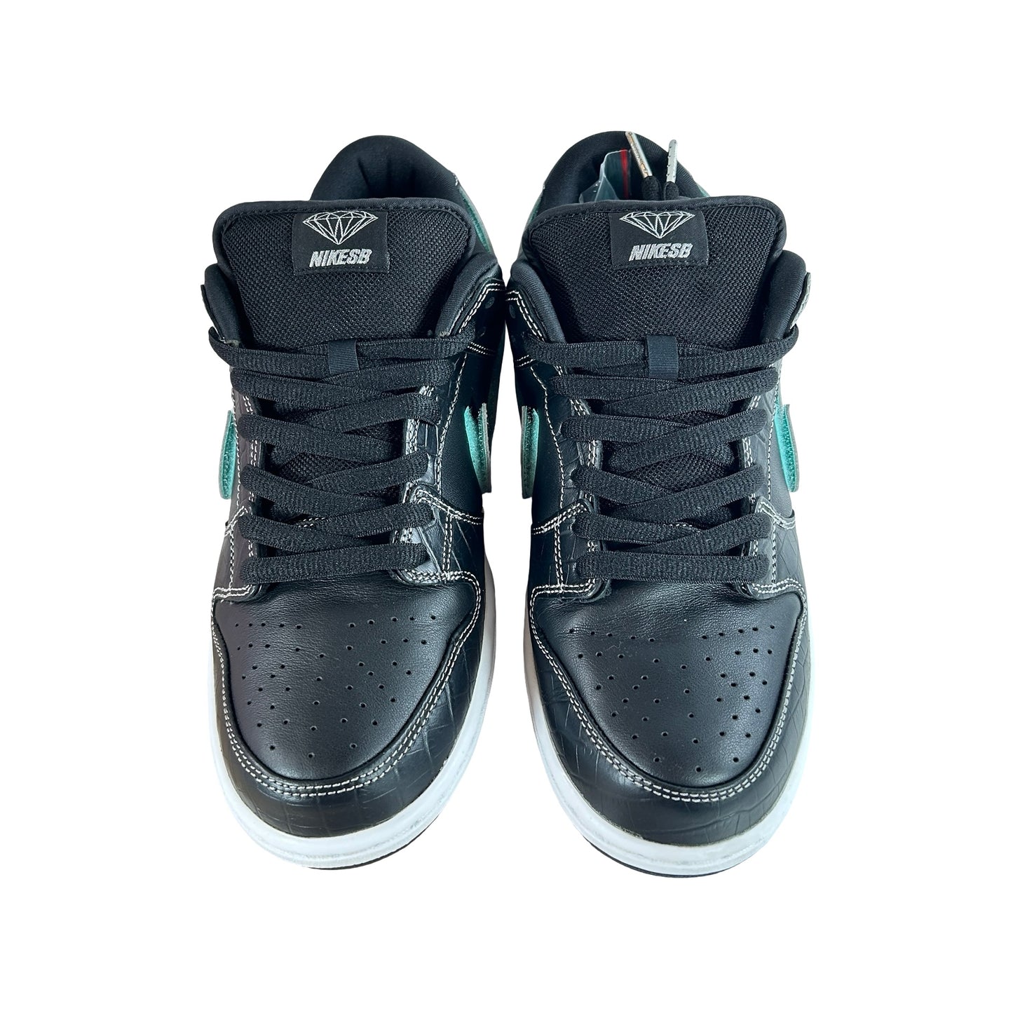 BV1310 001 Nike SB Dunk Low Diamond Supply Co. Black Diamond [USED] - 10 M (Used)