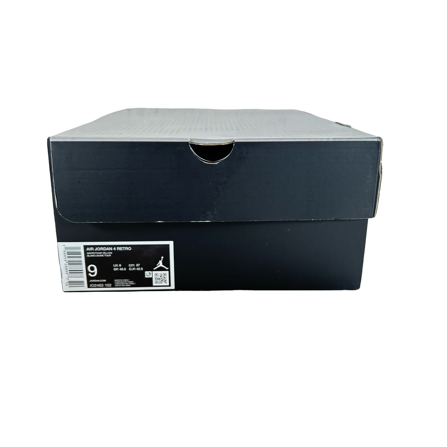 IO2463 102 Air Jordan 4 Retro Rare Air Tour Yellow [USED] - 9 M (Used)