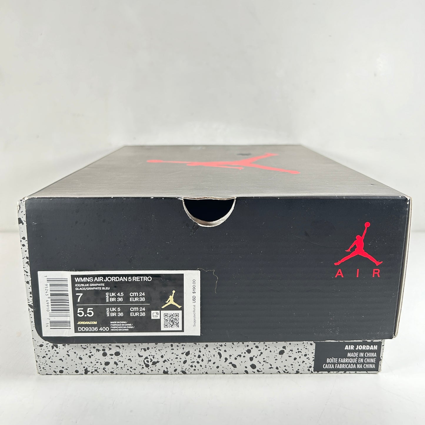 DD9336 400 Jordan 5 Retro Bluebird (Women's) [USED] - 7 W (Used)