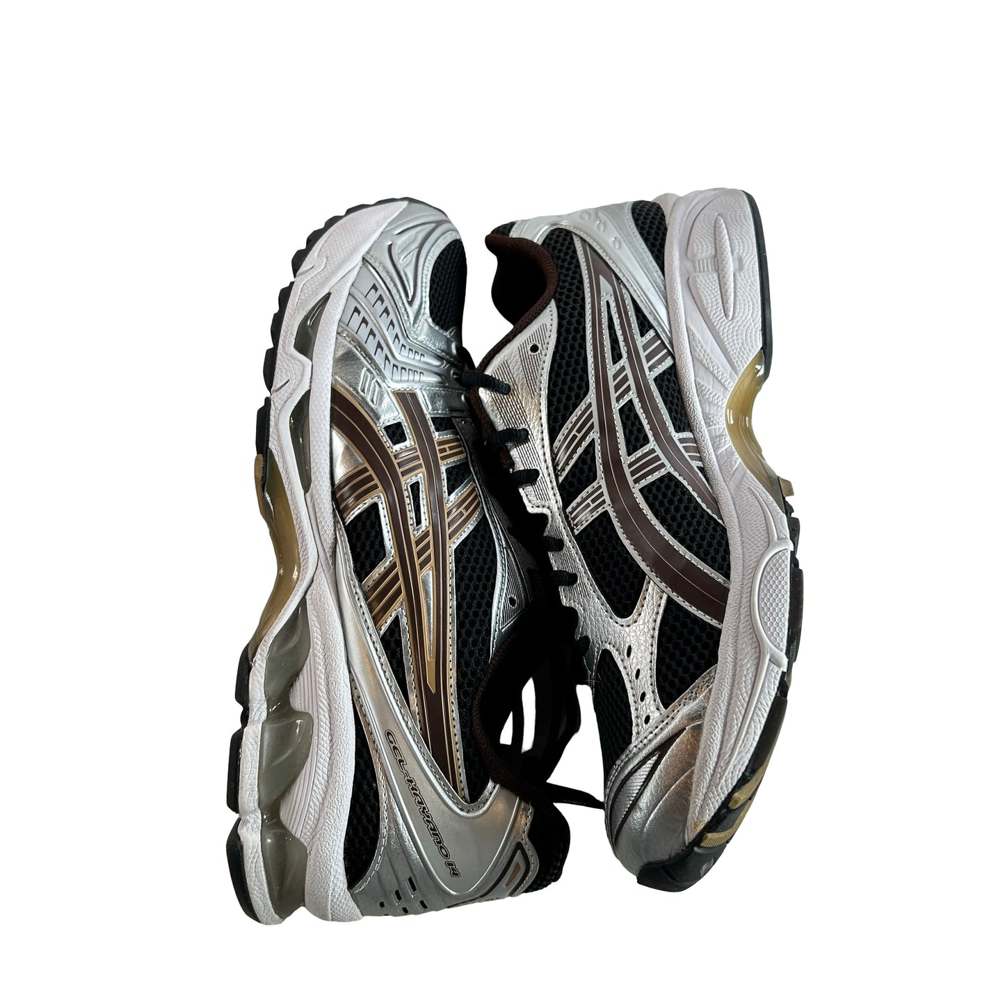 1201A019 004 ASICS Gel-Kayano 14 Black Coffee Silver [USED] - 11.5 M (Used)