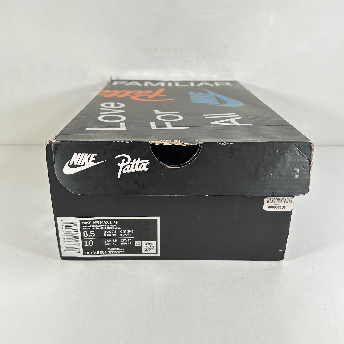 DH1348 004 Nike Air Max 1 Patta Waves Noise Aqua [USED] - 8.5 M (Used)