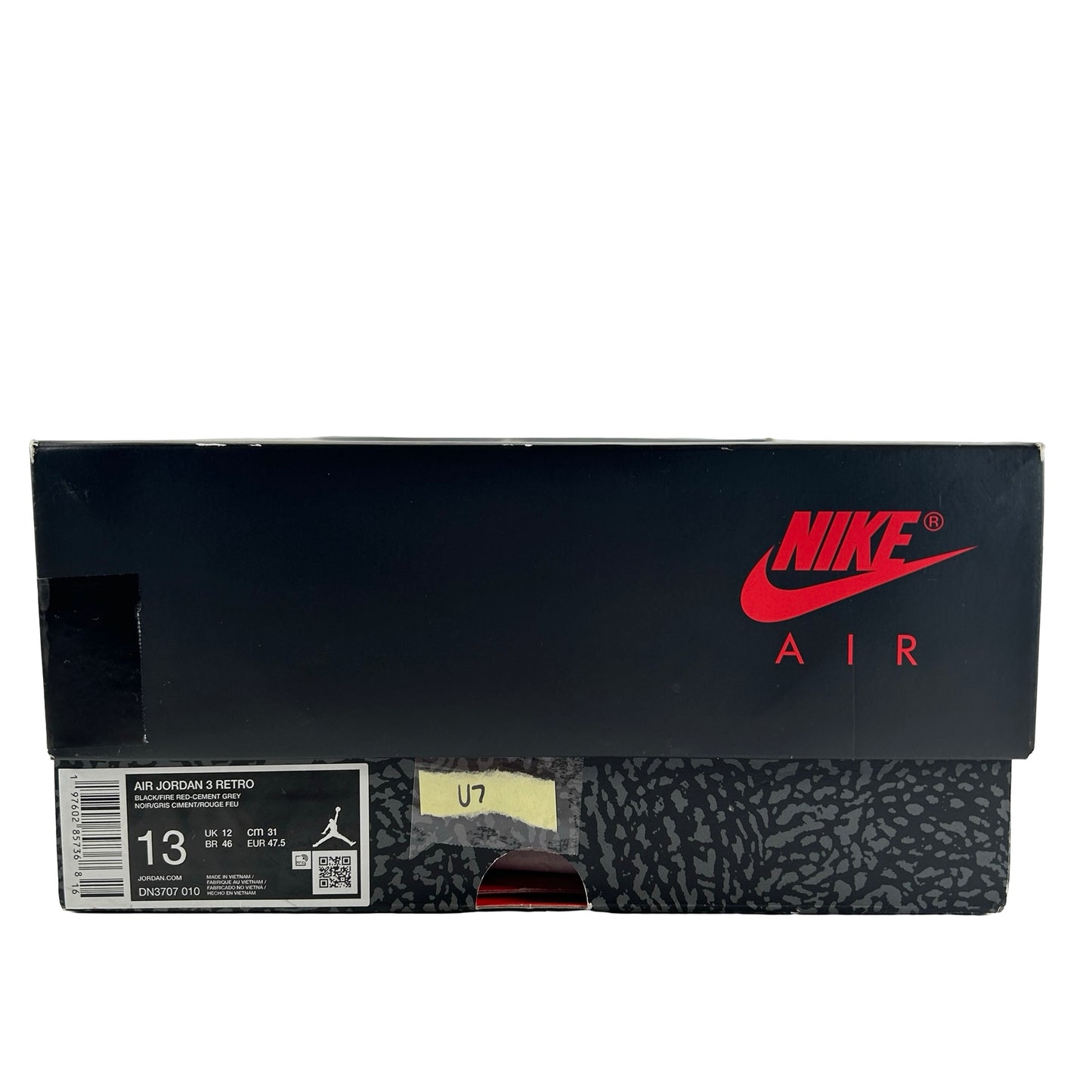DN3707 010 Jordan 3 Retro Black Cement Reimagined (2024) [USED] - 13 (Used7)
